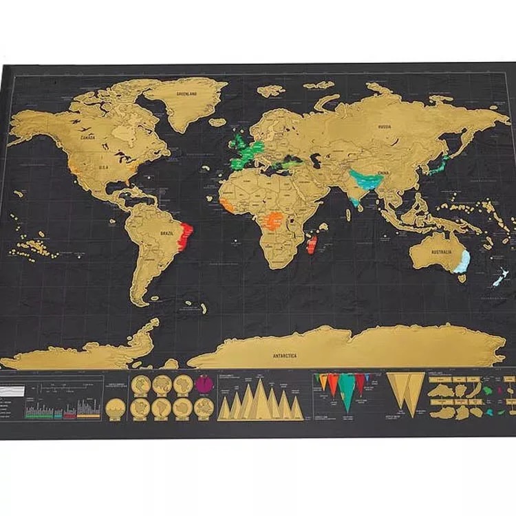 Scratch Off World Map
